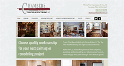Desktop Screenshot of chamberspaintingandremodel.com