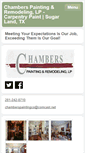 Mobile Screenshot of chamberspaintingandremodel.com